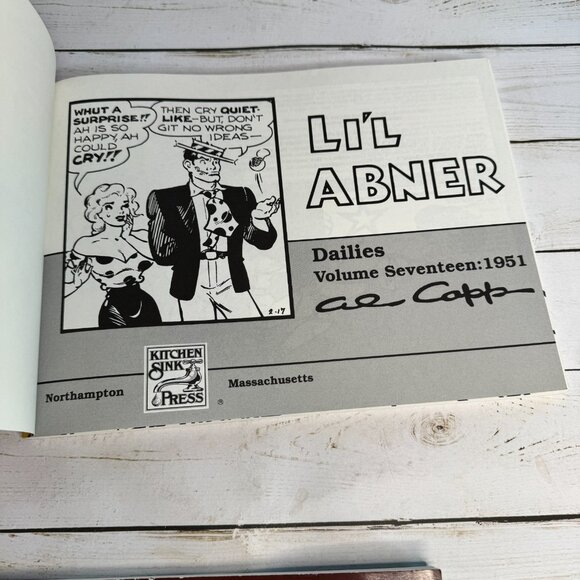 Li'l Abner Dailies by Al Capp Volume 17 1951 Paperback Humor Entertainment Comic - Picture 3 of 5